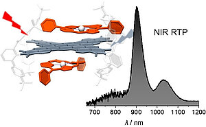 Room-Temperature Near-Infrared Phosphorescence from C64 Nanographene Tetraimide by π-Stacking Complexation with Platinum Porphyrin